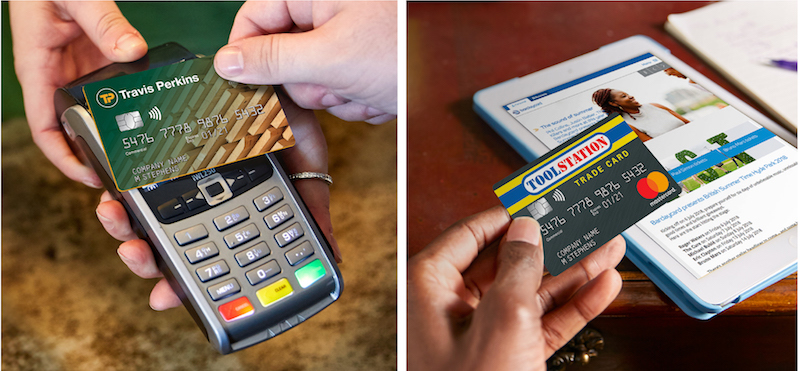 Branded business credit cards for the trade