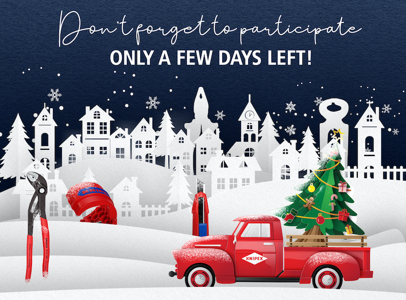 Prizes to be won with Knipex advent calendar