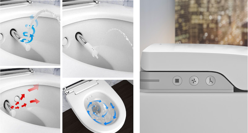 Game of thrones: shower toilets