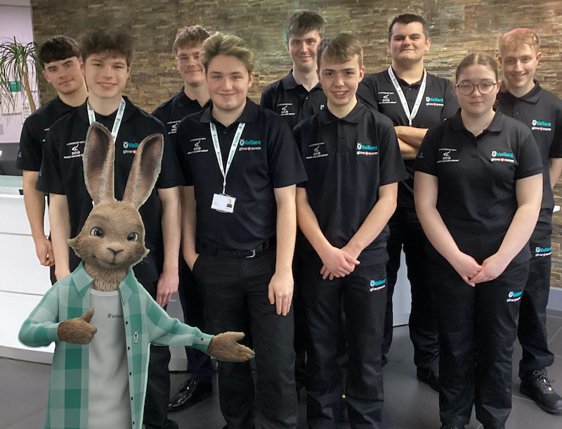First low carbon heating technician apprentices take a bow