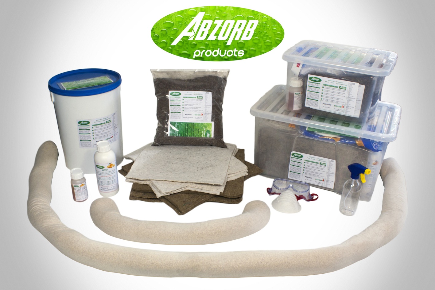 Clean up small oil spillages