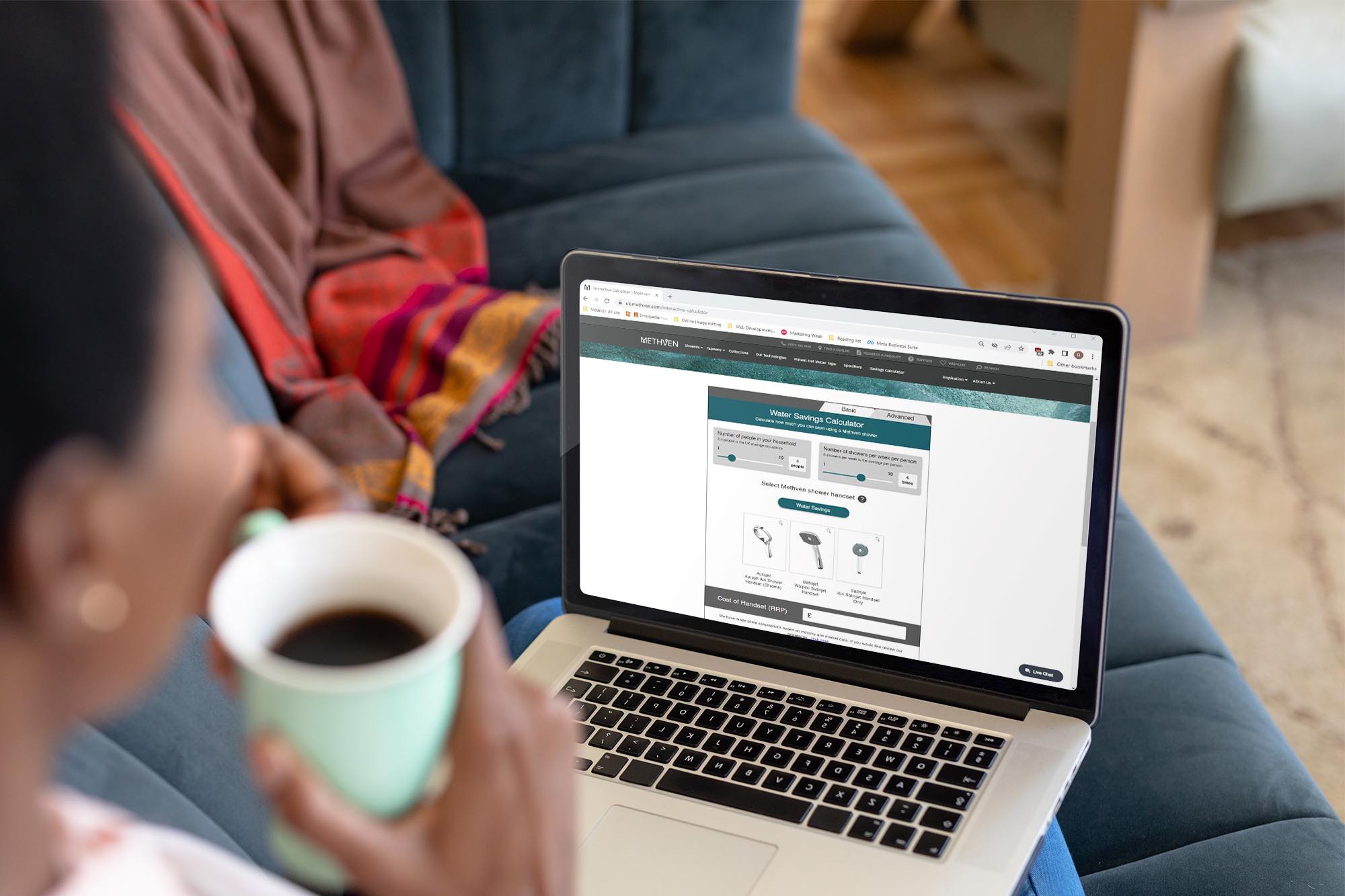 Online water saving calculator