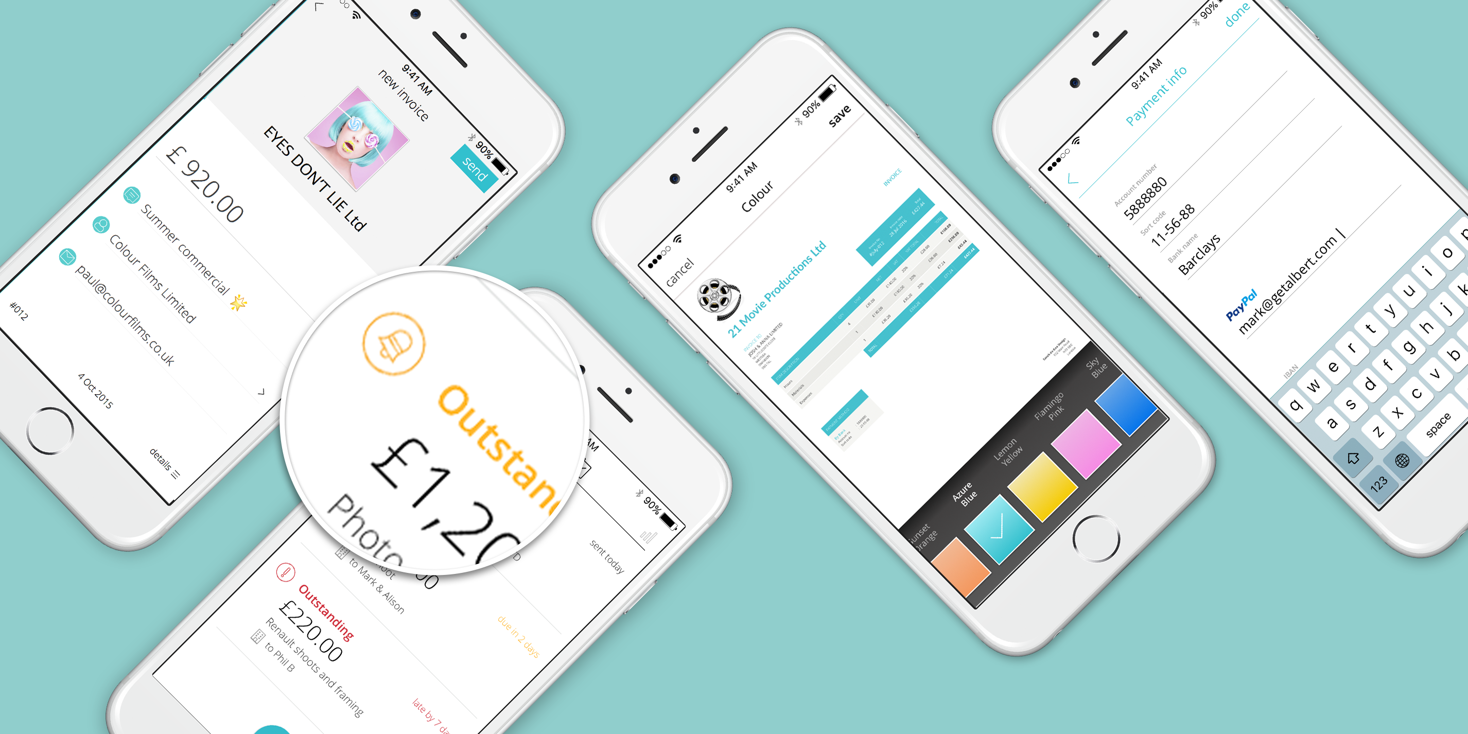 Invoice for free on the go