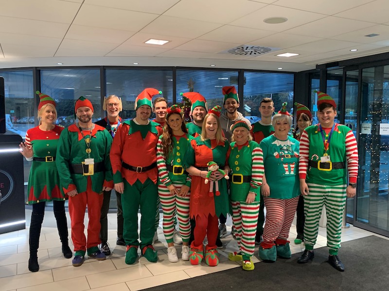 Worcester ‘elf day’ supports Alzheimer’s Society
