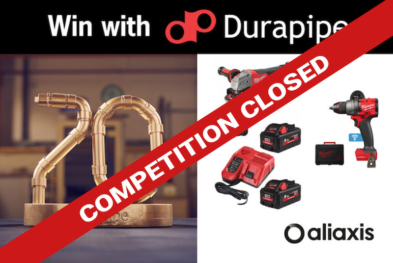 Win a £600 Milwaukee tool bundle as a thank you from Durapipe