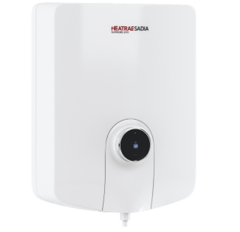Instant hot water unit with in-built filter