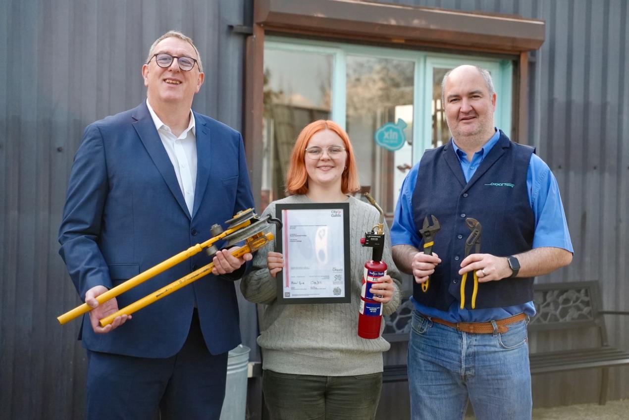 Competition for women to train in plumbing