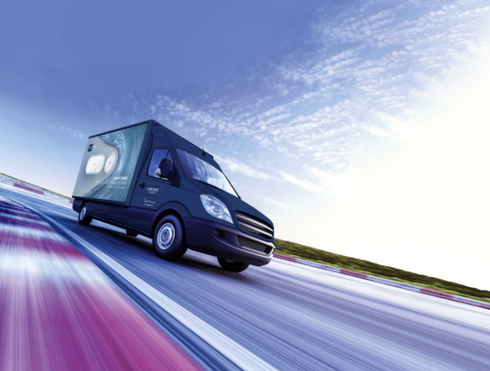 Shower company takes to the road