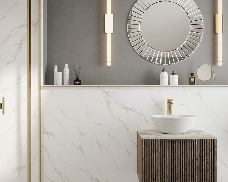 Bathroom wall panels benefit from design update