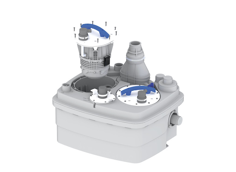 First brushless industrial pump from Saniflo 