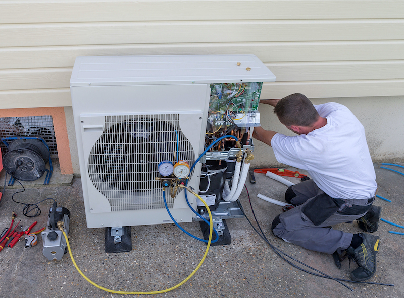 Free heat pump for installers’ homes