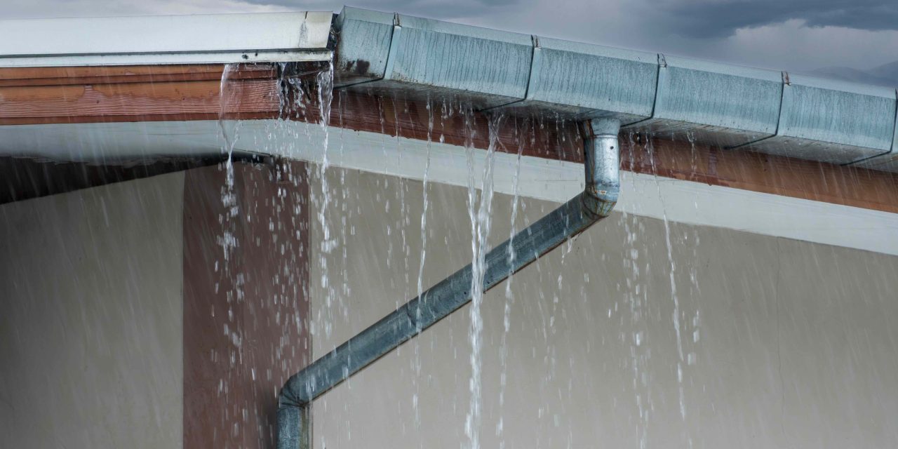 Heavy rainfall behind a spike in guttering jobs