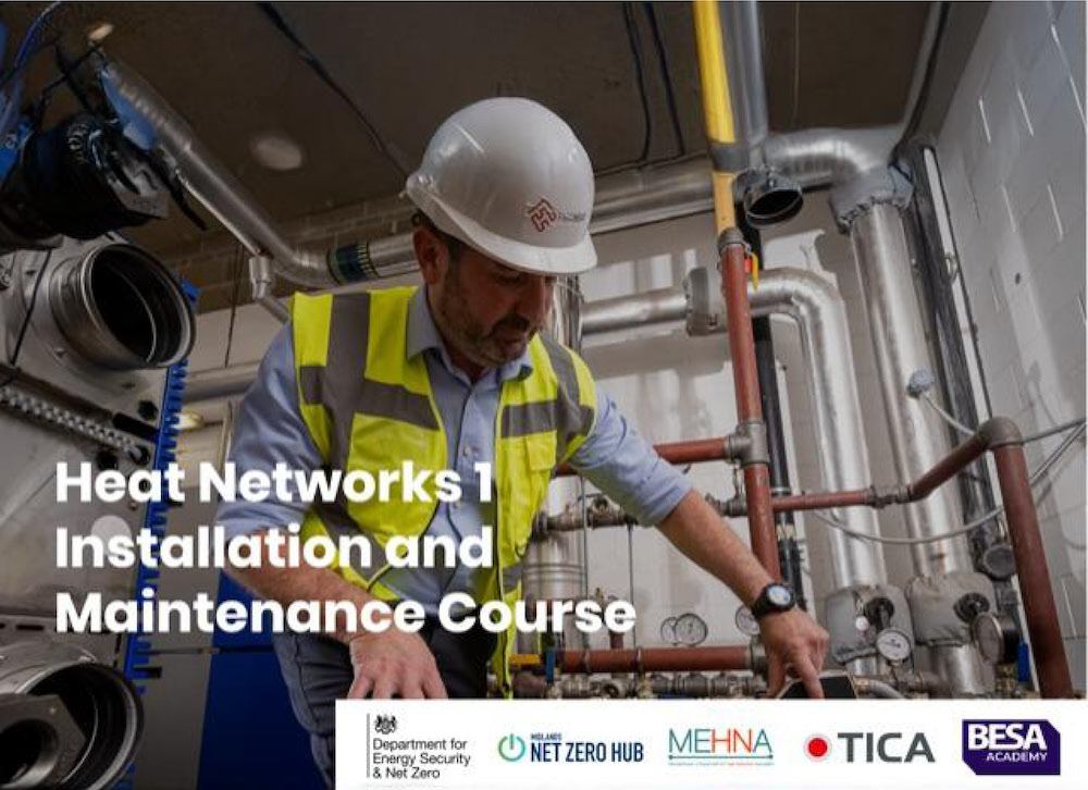 Diversify into heat networks with fully funded training
