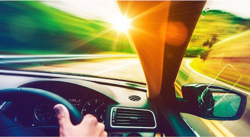 Brits risk sunburn while driving