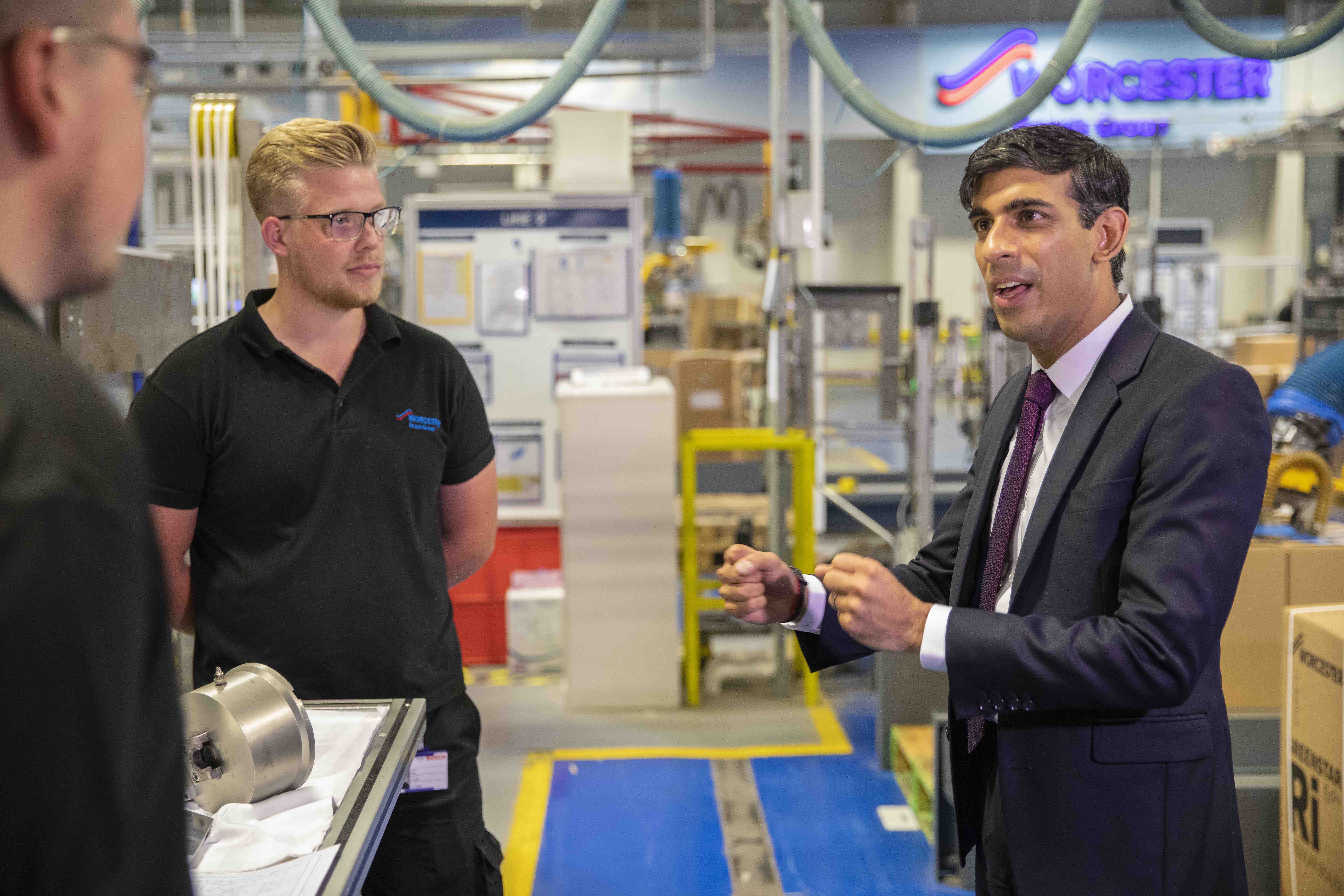 Chancellor briefed on hydrogen boiler development