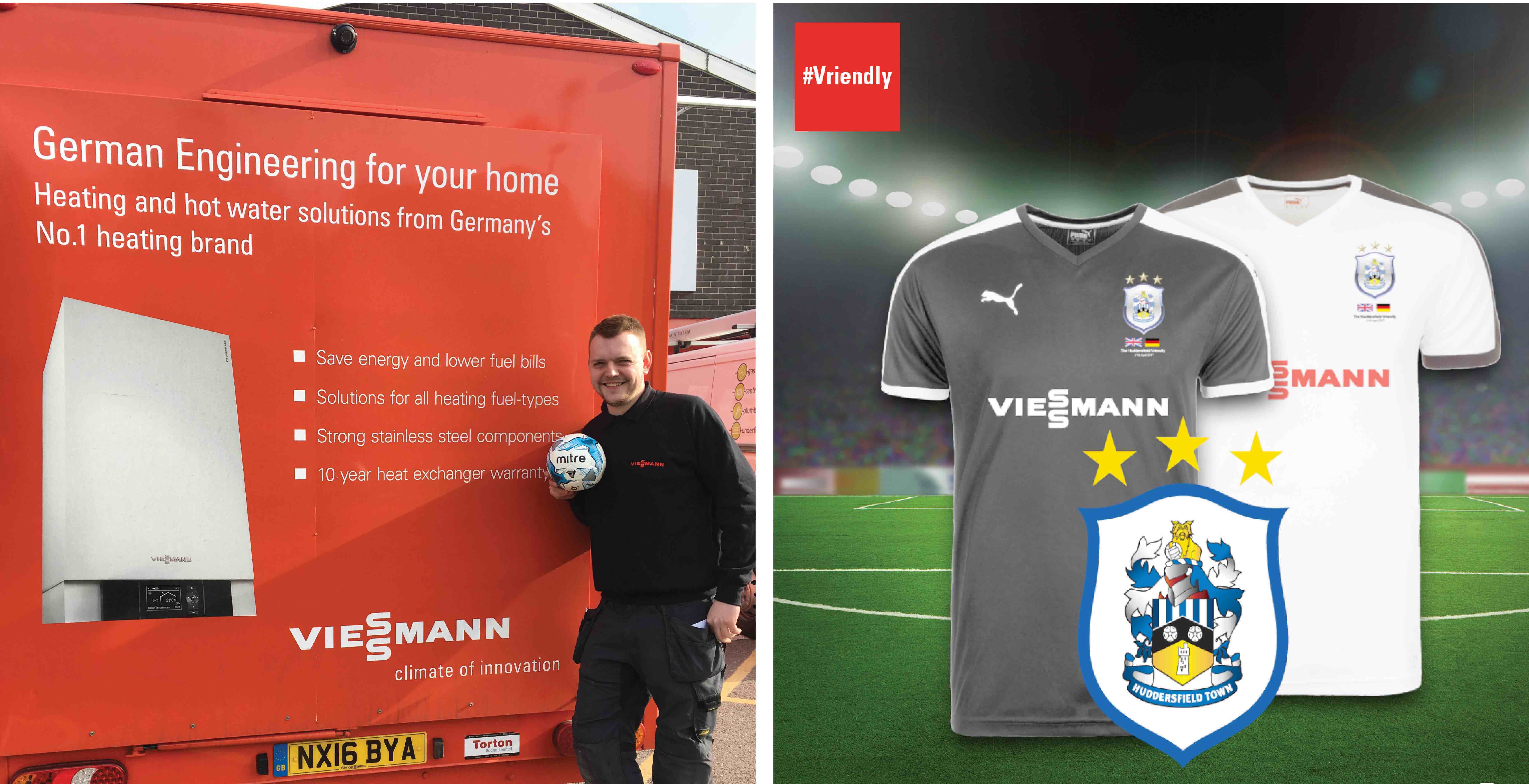 Friendly football with Viessmann this month