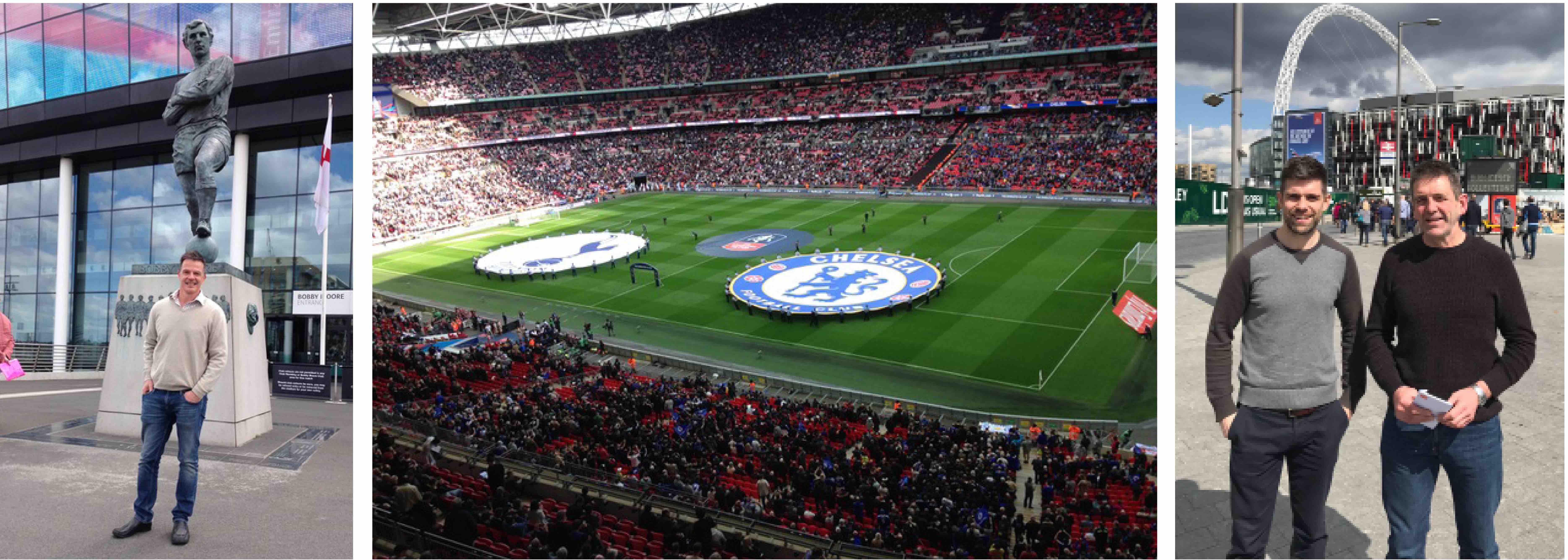 Readers enjoy Wembley experience